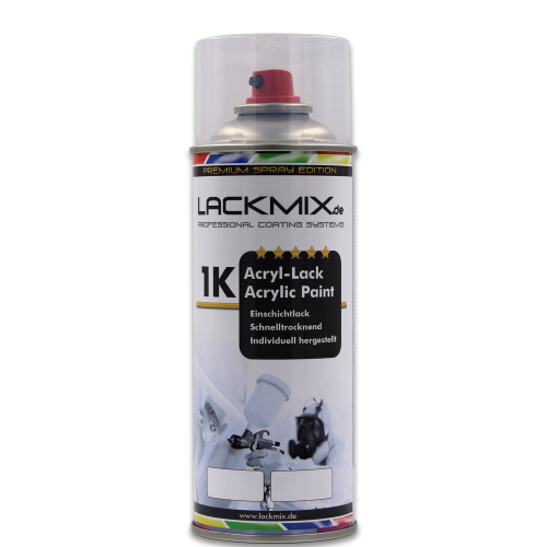 1K Spraydose RAL Acryl Einschichtlack Farben. Glänzend, seidenmatt oder matt. 400ml. RAL 1003 Signalgelb seidenmatt