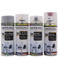 3002 Reflex Silver Met / für KIA / Spraydosen-Lackspray Autolack Sets: