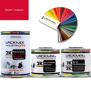 2K Lack RAL 3027 Himbeerrot / RAL Acryl Express...