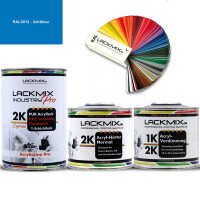 2K Lack RAL 5012 Lichtblau / RAL Acryl Express...