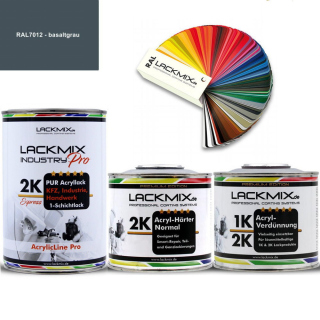 2K Lack RAL 7012 Basaltgrau / RAL Acryl Express...