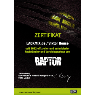 Raptor 1K Grundierung-Rostschutz Spraydose, grau / Upol